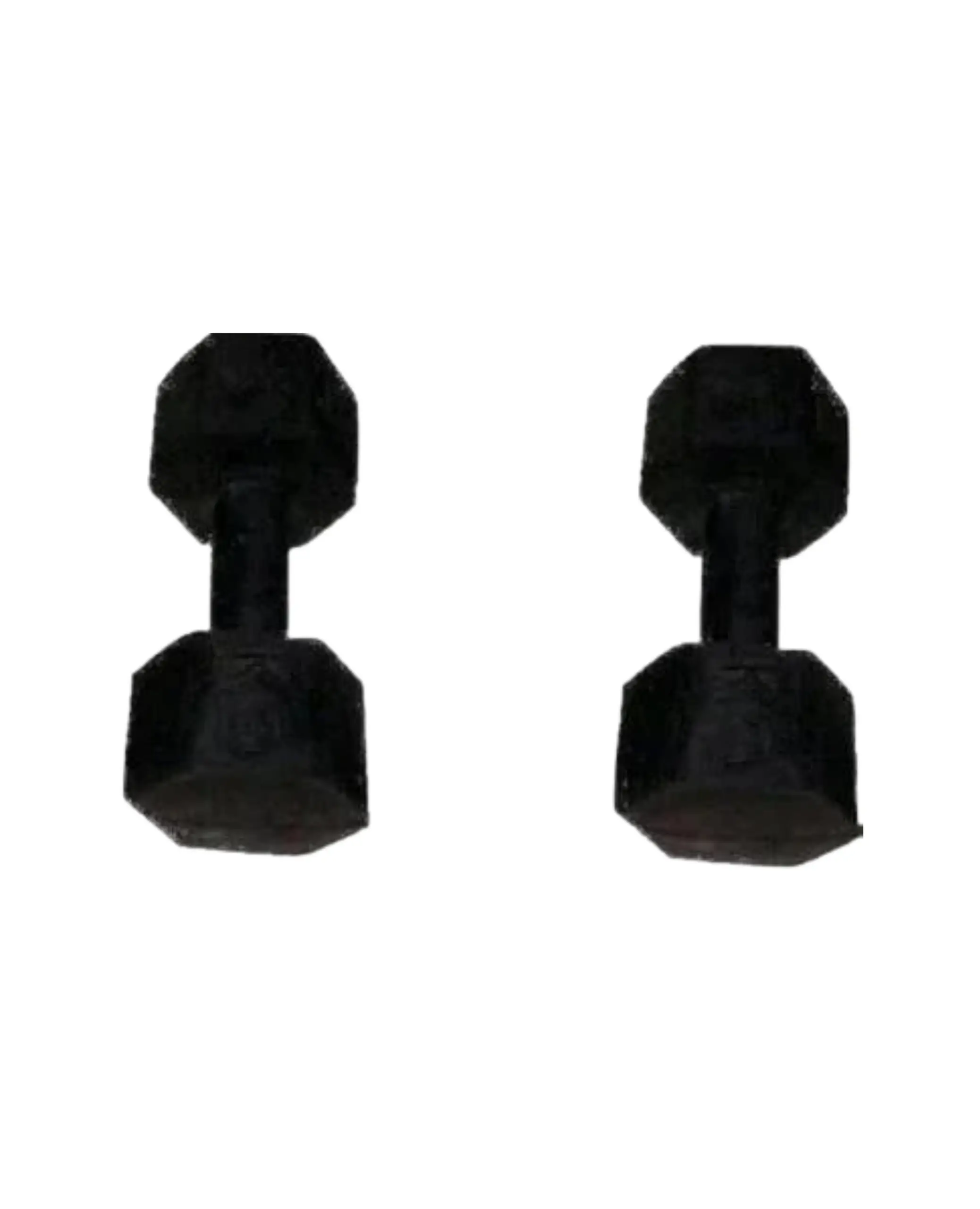 طقم دمبل مطاط 2 قطعة وزن 3 كجم للقطعة