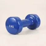 دمبل قطعة واحدة فينيل وزن 2KG ، أزرق