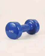 دمبل قطعة واحدة فينيل وزن 2KG ، أزرق
