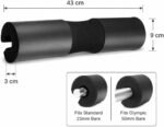 ⁦وسادة البار (Barbell Pad) وسادة رفع أثقال أوليمبي، إسفنجية 3 سم لتمارين القرفصاء ورفع الأثقال من سكيدو (منتج عالى الجودة)⁩ - الصورة ⁦3⁩