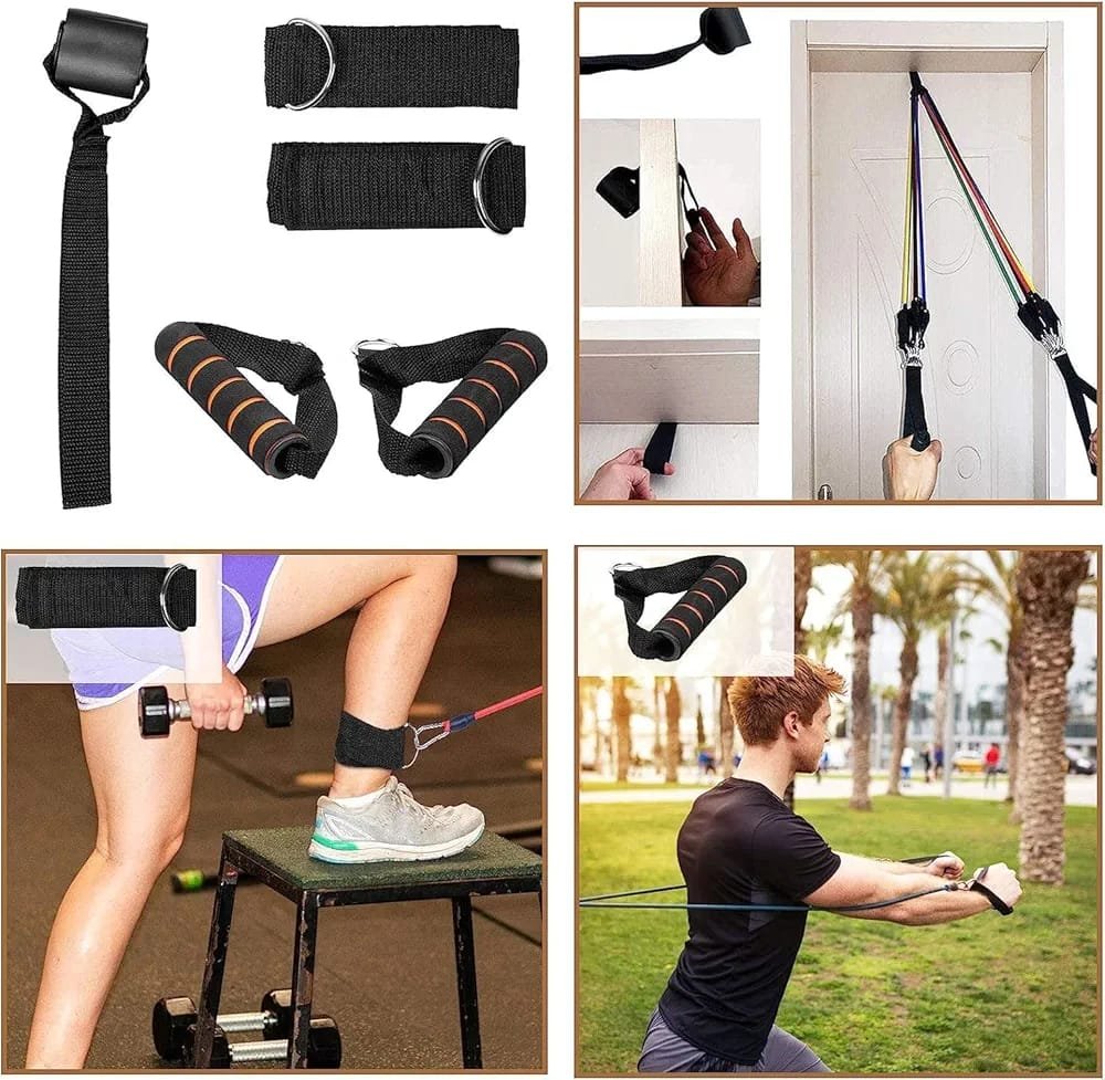 مجموعة احزمة مقاومة للتمارين الرياضية - الصورة 3