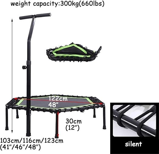 ترامبولين سداسي بحامل 120 سم - الصورة 8