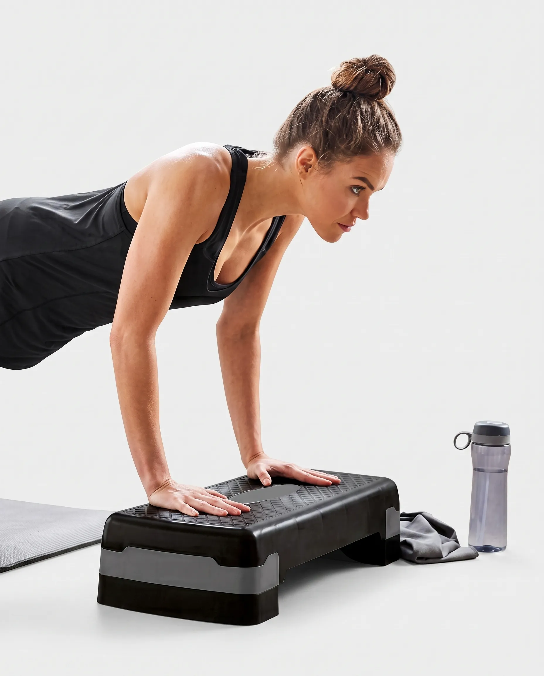 11_11zon جهاز استيب (Aerobic Stepper) تمارين إيروبيك قابل للتعديل للرياضة واللياقة البدنية متعدد الاأرتفاع 10سم و15سم | لوح متدرج مدمج للياقة البدنية والقوة | مناسب للرجال والنساء - الصورة 1