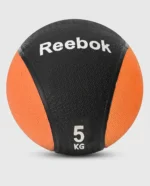 كرة طبية ثقيلة لتدريبات القوة من ريبوك (Reebok)، لون أسود وبرتقالي، 5 كجم