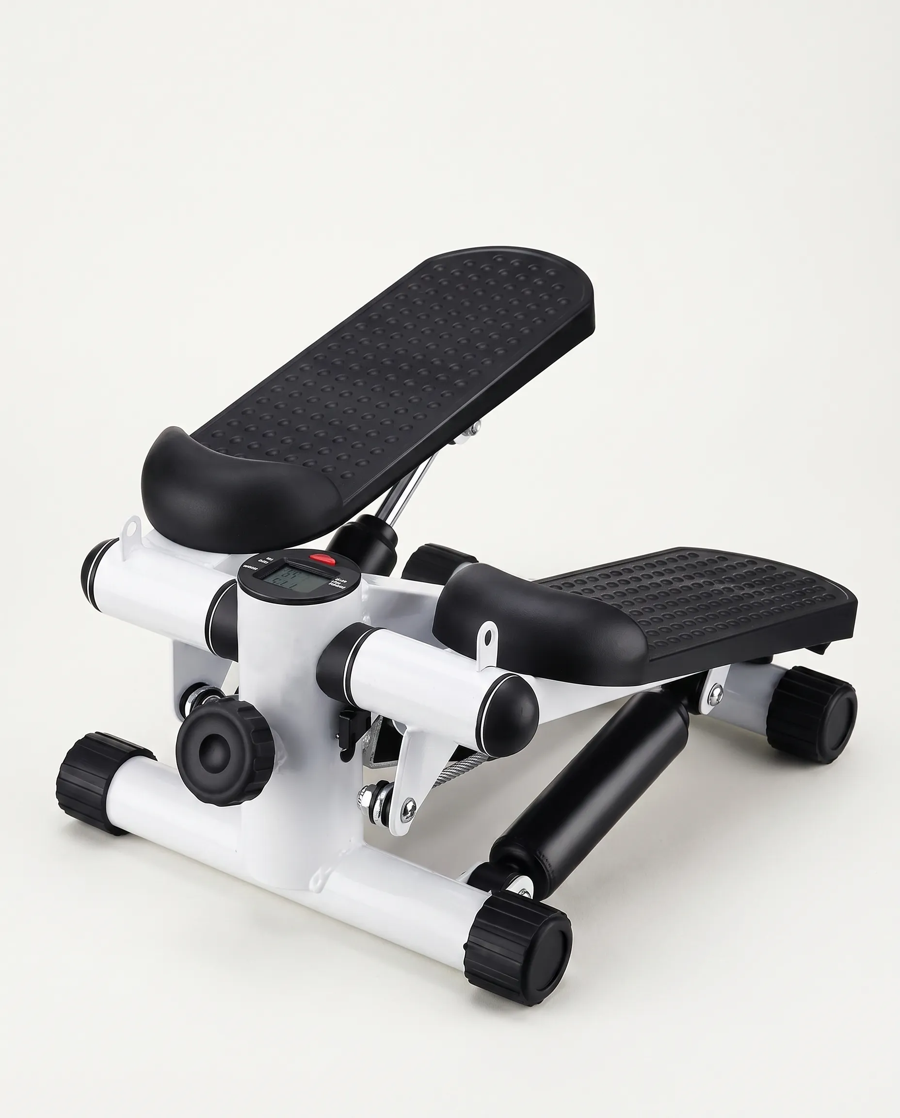 1_11zon جهاز مينى ستيبر (Mini Stepper)، صغير للتمرين، آلة خطوات مع عدد السعرات الحرارية، خطوات السلالم مع أحزمة مقاومة وسجادة أرضية، معدات تمارين اللياقة البدنية المنزلية المحمولة لتمارين الجسم بالكامل - الصورة 1
