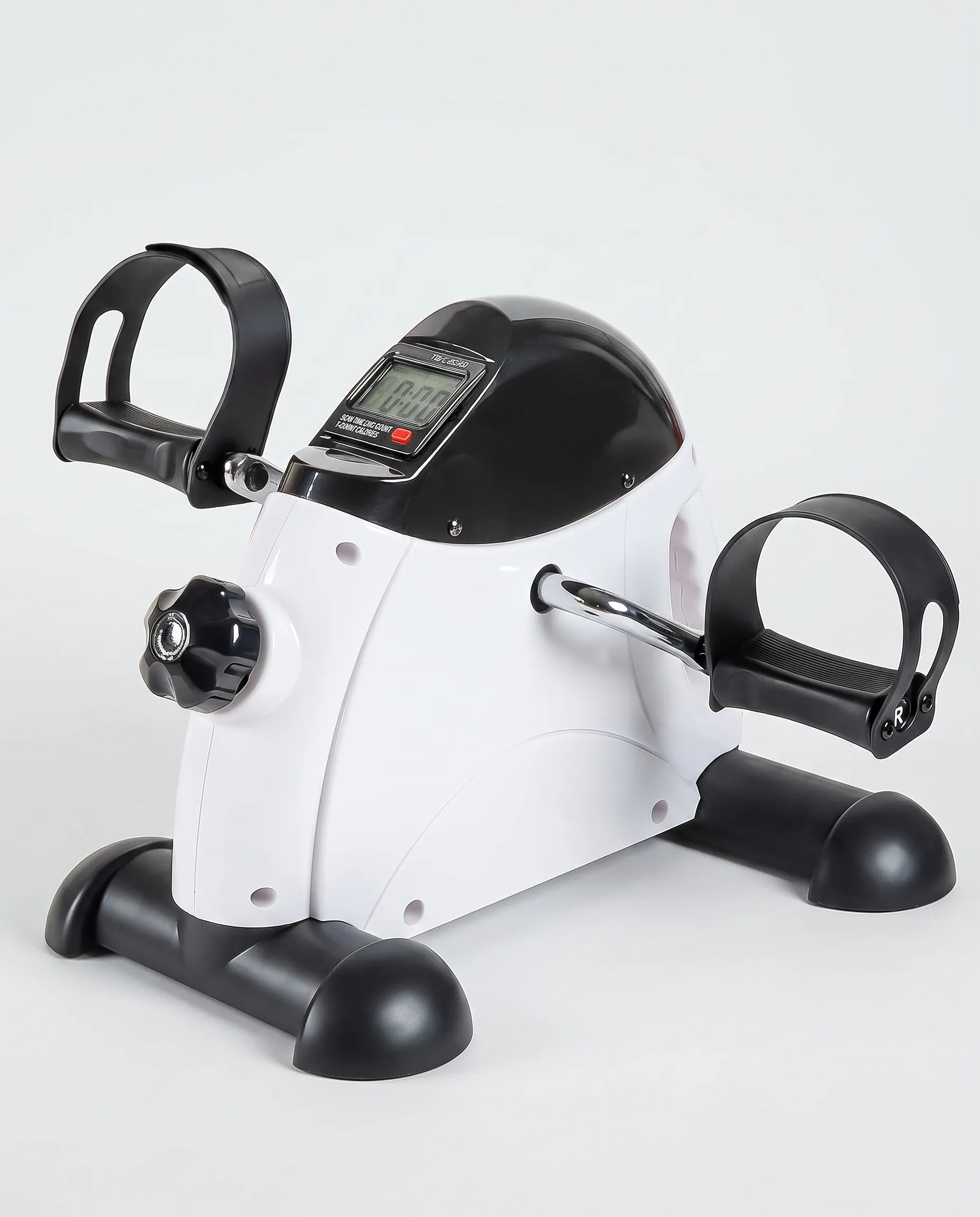 2222_11zon بدال مجنتك عالي (Mini Exercise Bike) جهاز تمرين صغير باستخدام الدواسات من جوريدي، دراجة صغيرة للاستخدام أسفل المكتب مع شاشة LCD أجهزة تمرين الذراع والقدم لكبار السن - الصورة 1