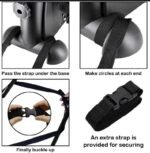 ⁦بدال جهاز، (Mini Exercise Bike) تمرين بدواسة (للذراعين والساقين) دراجة للقدم تحت المكتب وللذراعين، دراجة تمارين صغيرة محمولة، مع شاشة LCD ديجيتال، اسود⁩ - الصورة ⁦7⁩