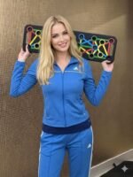 ⁦بوش أب (Push-Up Board) متعدد لوح تمرين رياضي احترافي متعدد الوظائف 10 في 1 معدات لياقة بدنية لتمارين الضغط للمنزل والجيم للرجال والنساء⁩ - الصورة ⁦12⁩