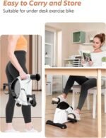 ⁦بدال مجنتك عالي (Mini Exercise Bike) جهاز تمرين صغير باستخدام الدواسات من جوريدي، دراجة صغيرة للاستخدام أسفل المكتب مع شاشة LCD أجهزة تمرين الذراع والقدم لكبار السن⁩ - الصورة ⁦2⁩