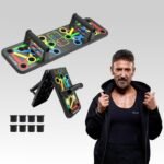⁦بوش أب (Push-Up Board) متعدد لوح تمرين رياضي احترافي متعدد الوظائف 10 في 1 معدات لياقة بدنية لتمارين الضغط للمنزل والجيم للرجال والنساء⁩ - الصورة ⁦9⁩
