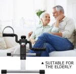 ⁦بدال ارضي دواسة لياقة بدنية قابلة للطي مع شاشة LCD، دراجة تمارين صغيرة قابلة للطي تحت المكتب، جهاز محمول لدورة اليد للقدم أثناء الجلوس⁩ - الصورة ⁦15⁩