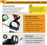 ⁦بدال مجنتك عالي (Mini Exercise Bike) جهاز تمرين صغير باستخدام الدواسات من جوريدي، دراجة صغيرة للاستخدام أسفل المكتب مع شاشة LCD أجهزة تمرين الذراع والقدم لكبار السن⁩ - الصورة ⁦13⁩