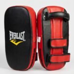 كف تدريب، وسادة تدريب منحنية من (Everlast)، وسادات تدريب للملاكمة واللكم، تركيز الذراع هدف للفنون القتالية تايكوندو كاراتيه الملاكمة (مستورد تايلاندي ، قطعة واحدة) UFC MMA Sanda Drill PU Leather