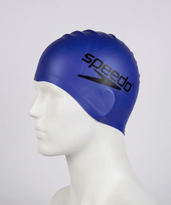كاب سباحة من السيليكون المصبوب بلون سادة من سبيدو ( speedo )