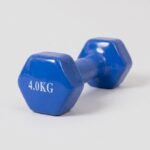 دمبل قطعة واحدة فينيل وزن 4KG ، أزرق