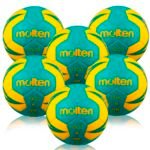 ⁦كرة يد مولتن (Molten)، مقاس 1 ، لون أخضر*أصفر معتمدة من الاتحاد الدولي لكرة اليد (IHF)⁩ - الصورة ⁦2⁩