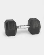 دمبل سداسي الشكل مطلي بالمطاط ( 15kg ) قطعة واحدة، ( مستورد، عالي الجودة ) للاستخدام المنزلي والتجاري واللياقة البدنية