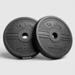 تارة دمبل (زوج، 2 طارة بوزن 4kg) وزن الواحدة 2kg - مستورد، اسود