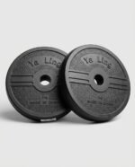تارة دمبل (زوج، 2 طارة بوزن 4kg) وزن الواحدة 2kg - مستورد، اسود