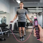 ⁦حبل قفز، احترافي ذو سرعة عالية لصالة الألعاب الرياضية واللياقة البدنية المنزلية، متعدد الالوان⁩ - الصورة ⁦2⁩