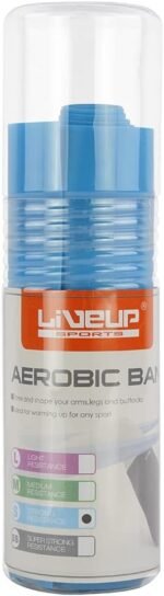 ⁦استك مقاومة،شريط بيلاتيس اكس سيرت، من ليڤ أب (Liveup Sports LS3204-SS1) (مستوى 3 – لون مقاومة ازرق)⁩ - الصورة ⁦5⁩