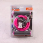 استك مقاومة بمقبض - ليڤ أب (Liveup Sports Toning Tube LS3201) بمقبض (مستوى 1 – لون مقاومة وردي)
