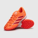 حذاء كرة قدم (ترتان/ستارز) من ماركة Adidas للأطفال من الجنسين، برتقالي