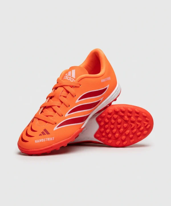 حذاء كرة قدم (ترتان/ستارز) من ماركة Adidas للأطفال من الجنسين، برتقالي