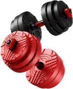 ⁦تارة دمبل (زوج، 2 طارة بوزن 2kg) وزن الواحدة 1kg - مستورد، احمر⁩ - الصورة ⁦11⁩