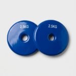 طارة دمبل (زوج، 2 طارة بوزن 5kg) وزن الواحدة 2.5kg – فينيل، ازرق
