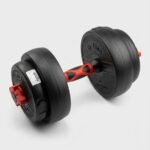طقم هاند بار 10kg ، طارات متنوعة للتحكم في الوزن، (1 هند بار) + (2 طارة 2kg) + (2 طارة 3kg)، أسود