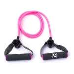 ⁦استك مقاومة بمقبض - ليڤ أب (Liveup Sports Toning Tube LS3201) بمقبض (مستوى 1 – لون مقاومة وردي)⁩ - الصورة ⁦5⁩