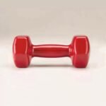 ⁦دمبل قطعة واحدة فينيل وزن 1KG ، أحمر⁩ - الصورة ⁦8⁩