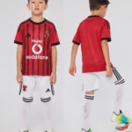 طقم كرة قدم (الاهلى)، أطفال، موسم 2026/2027 – تيشرت وشورت رياضي للأطفال من الجنسين ( احمر )