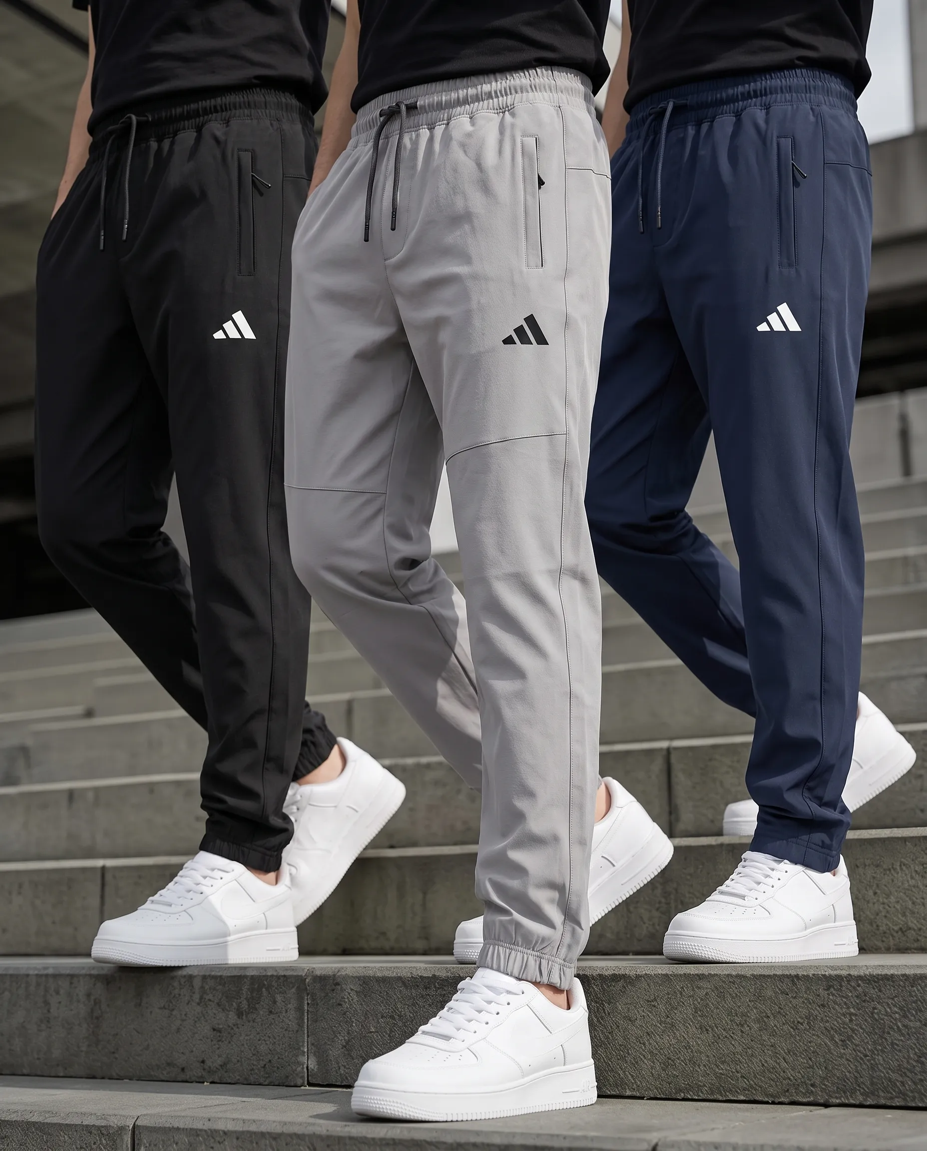 11_11zon بنطلون رياضي، خامة سوفت ناعم، مريح، من أديداس ( adidas )، متعدد الالوان - الصورة 1