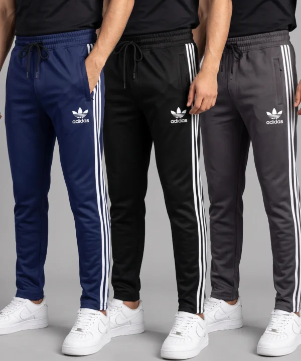 بنطلون رياضي خامة ناعم من أديداس ( adidas )، متعدد الالوان