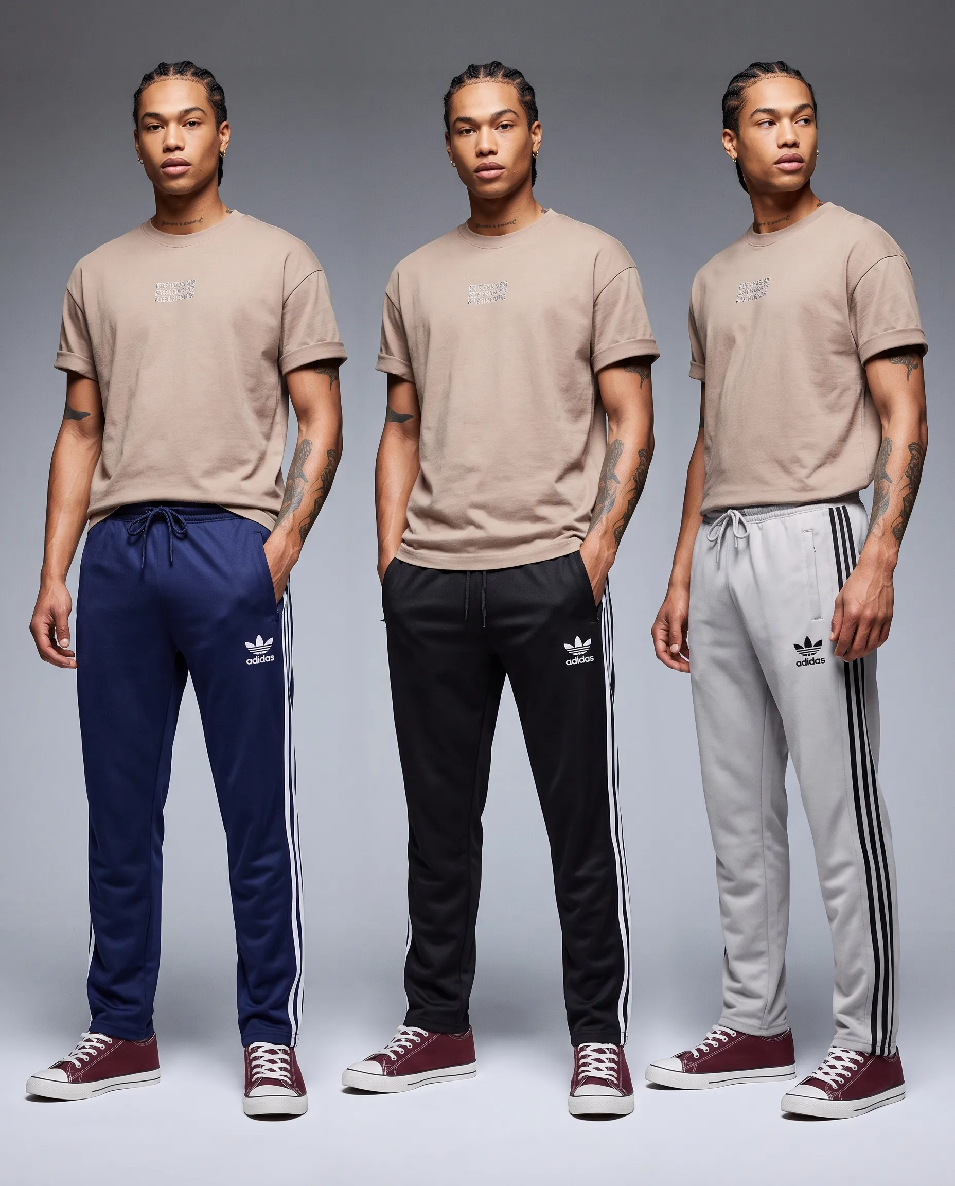 2_11zon بنطلون رياضي خامة ناعم، مريح، من أديداس ( adidas )، متعدد الالوان - الصورة 1