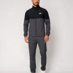 طقم رياضي رجالي قطعتين، من نايك ( nike ) خامة سوفت (جاكيت بسوستة + بنطلون) – ستايل عصري