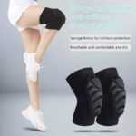 ⁦واقى ركبة (للبالغين) من (Sport Home)، وسادة ركبة رغوية سميكة لتجنب الاصطدام، دعامة ركبة رياضية مسامية غير قابلة للانزلاق، لكرة القدم وكرة السلة وكرة الطائرة والجري والرقص⁩ - الصورة ⁦6⁩