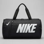 حقيبة رياضية من نايك (nike)، من قماش الدفل ملائمة للأماكن الخارجية للجنسين (عالية الجودة) - بلون أسود