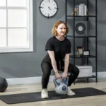 ⁦كرة Kettlebell كيتل بيل 12kg - مصنوعة من الحديد المصبوب عالي المتانة، ومغطاة بطبقة سميكة من البلاستك المقوى عالي الجودة لضمان السلامة والمتانة، مثالية⁩ - الصورة ⁦10⁩