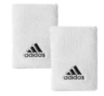 ⁦عراقة يد كبير، عصابات معصم ماصة للعرق من (Adidas)، للتنس وكرة القدم وكرة السلة والجري والرياضة والتمارين الرياضية – سوار معصم رياضي من قطن، (زوج واحد)، متعدد الالوان⁩ - الصورة ⁦3⁩